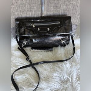 Balenciaga Black Leather Women's Bag